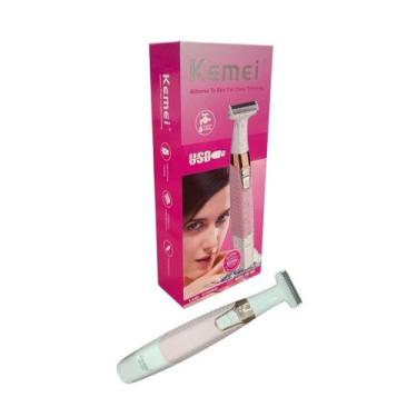 Imagem de Depilador e Aparador De Pelos Feminino Intimos Kemei Lady Trimmer New 