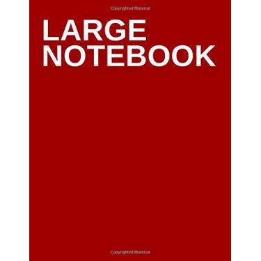 Imagem de Large Notebook: Big Size Lined Writing Journal, 150 Wide Ruled Pages, Note taking for School/College/Office, Daily Journal for Class/Homework / ... / Meditation, Basic Minimalist Design