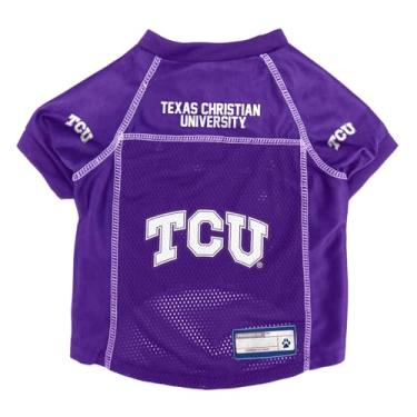 Imagem de Littlearth Camiseta NCAA TCU Horned Frogs Pet Jersey, PP, cor do time