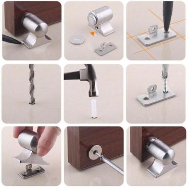 Imagem de Trava De Porta Magnético Prendedor Imã De Neodimio - Fácil Negóicio Im