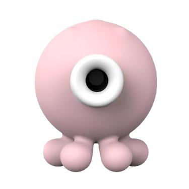 Imagem de Octopi S-Hande Polvinho Sugador de Clitóris 9 Intensidades 7,6cm x 7,4cm Pulsação de Ar Recarregavél em Silicone Rosa Pequeno e Portátil