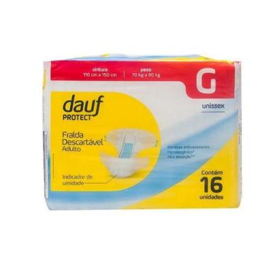 Imagem de Fralda Geriátrica Dauf Protect G Com 16 Unidades