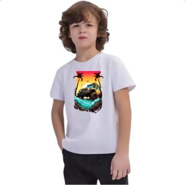Imagem de Camiseta Infantil Jeep off road sunset art - Alearts, 6
