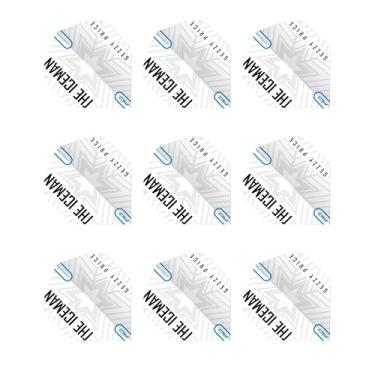 Imagem de RED DRAGON Hardcore Gerwyn Price - Logo Floco de Neve Branco e Cinza (3 conjuntos por pacote)