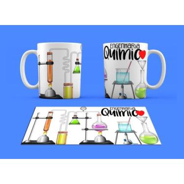 Imagem de Caneca Branca Mimo Profissão Carreira Engenharia Química - GMH Prod. S