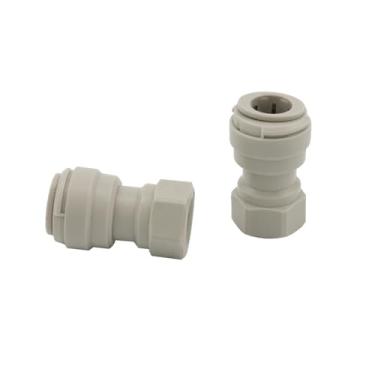 Imagem de Fabricação caseira de cerveja Plastic Speedfit 3/8" 5/16" X 1/4" FFL Push-Fit Connectors for Homebrew Corny/Cornelius Keg Acessórios para vinho(9.5mm hose push fit)