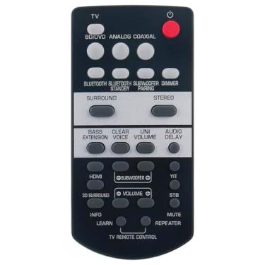 Imagem de Substitua o controle remoto de áudio compatível com Yamaha Sound Bar YAS-103 YAS-105 YAS-107 YAS-1080 YAS-203 YAS-106 YAS-108 SRT-700 YAS-207 YAS-203BL YAS-108BL YAS-1066 BL YAS 207BL YAS-107BL