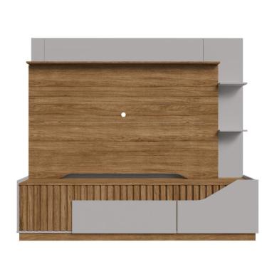 Imagem de Home Estante Rack Dallas Cinamomo Off White Para TV até 75 Polegadas Bechara