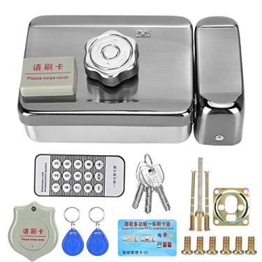 Imagem de Vomeko aço inoxidável fechadura da porta elétrica, fechadura da porta elétrica, ID Card Lock, com controle remoto