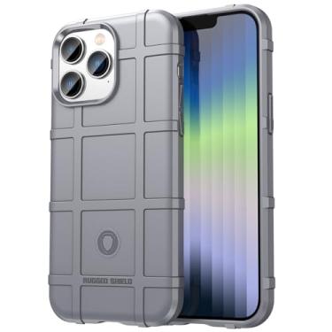 Imagem de Capa Apple iPhone 13 Pro Max (Tela 6.7) Rugged Shield Anti Impacto (Cinza)