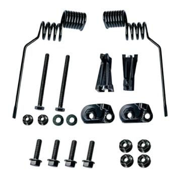 Imagem de Vanlison Kit de arranhadores de gelo de montagem em trilho de mola resistente compatível com Ski-Doo REV G4/XP/XM Summit | Tração aprimorada e proteção de snowmobile | Substitui a peça # 860201728