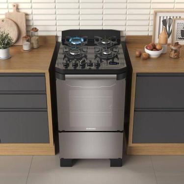 Imagem de Fogão Itamaster 4 Bocas Digital Prata Bivolt