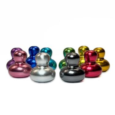 Imagem de Conjunto de 10 peças de bota ponderada acessório premium para diapasões - Schumann 93,96 - afinação óssea osteofônica, estimulação tátil, transferência de vibração - cura de som e harmonização de