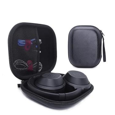 Imagem de Capa para fone de ouvido dobrável Sony ZX110 / ZX110AP / ZX310 / MDR-1000X / WH-1000XM2 / 1000XM3 / Bose QC35, QC35II, QC25 QC15 / JBL T500 T600 T450BT JR300BT, Bolsa rígida para fone de ouvido com