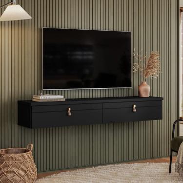 Imagem de Rack Suspenso para Tvs até 50 Polegagas Preto Ac