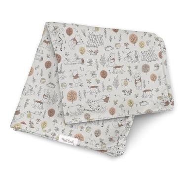 Imagem de Milk Snob Disney Cobertor para bebês meninos/meninas, recepção macia, segurança e brincadeira, cama infantil, chá de bebê, presente de lista de bebê (Ursinho Pooh Baby Bee) 86 x 86 cm
