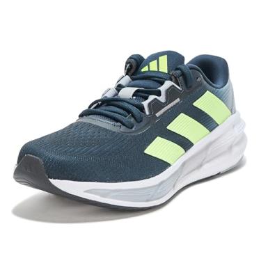 Imagem de adidas Tênis de corrida masculino Questar 3, Tinta aurora/amarelo/prata halo, 35