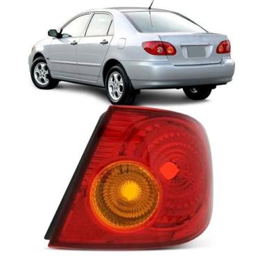 Imagem de Lanterna Traseira Canto Corolla 2003 A 2007 Ruby/ Âmbar - SP ACESSÓRIO