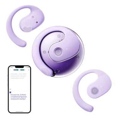 Imagem de Xmenha Fones de ouvido de tradução em tempo real, dispositivo de tradução em 144 idiomas, tradutor AI, fones de ouvido traduzindo fones de ouvido em tempo real, fones de ouvido Ai Tradução de idiomas