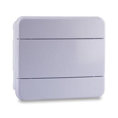 Imagem de Quadro de Distribuição P/ Embutir P/ 8 Disjuntores Din com Barramento 