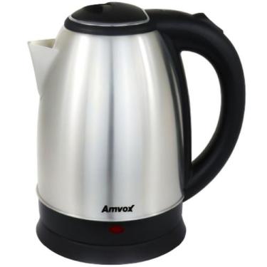 Imagem de Chaleira Jarra Elétrica Térmica Inox 1,8 Litros Reforçada Ferve Rapida