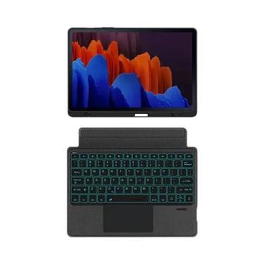 Imagem de Capa de Teclado Retroiluminada para Samsung Galaxy Tab S9/S8/S7 - Espa