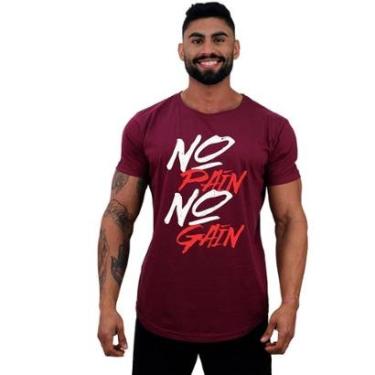 Imagem de Camiseta Longline MXD  No Pain No Gain Masculina-Masculino