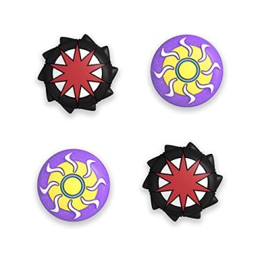 Imagem de PlayVital Joystick Caps for Nintendo Switch, Thumbstick Grips for Switch Lite, Analog Cover for OLED Joycon Thumb Grip Caps - Pulse & Engine