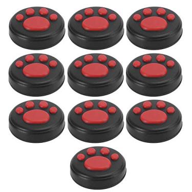 Imagem de Cat Rocker Cat Thumb Gs Covet StickThumb G Silicone Rocker,Cat Thumb Gs Cover Stick Rocker Silicone Universal for SwitchSwitch Lite (Red claws on black)