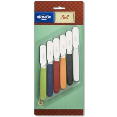 Imagem de Espátula para Manteiga com 6 Peças Beli - 2051/312 - BRINOX - Brinox m
