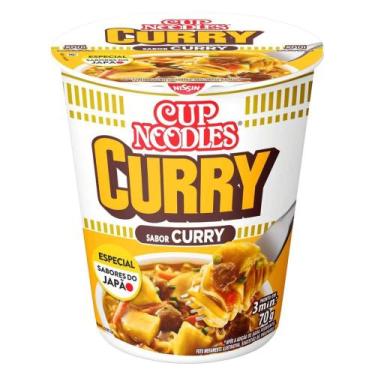 Imagem de Macarrão Instantâneo Cup Noodles Curry Nissin 70g
