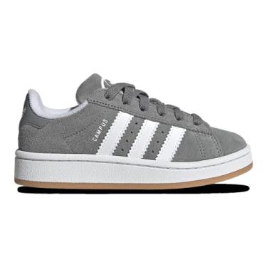 Imagem de adidas Campus 00s Tênis masculino, Cinza três/branco nuvem/chiclete, 12 Little Kid