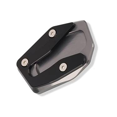 Imagem de Acc-Creativity Suporte para pé de motocicleta com ampliador lateral para placa de extensão compatível com YAMAHA R3 R25 MT-03 2021-2022 (titânio)