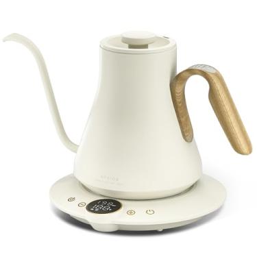 Imagem de intasting Chaleiras Elétricas, Intasting Gooseneck Electric Kettle, Controle De Temperatura De ±1℉, Interior De Aço Inoxidável, Aquecimento Rápido, Para Despejar Café, Preparar Chá, Ferver Água Quen