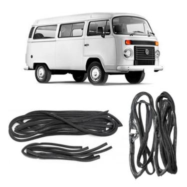 Imagem de Jogo Borracha Porta Meio Salão Mala Kombi Clipper Até 1997 [F103]