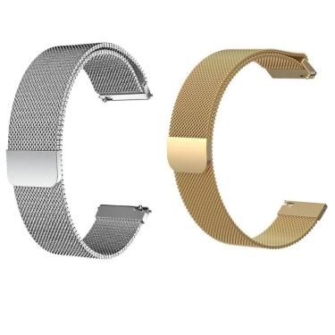 Imagem de Pulseira Magnetica 2 Unidades Relogio Smartwatch