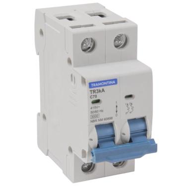 Imagem de Disjuntor Tr3Ka 2 P 70 A Curva C Tramontina