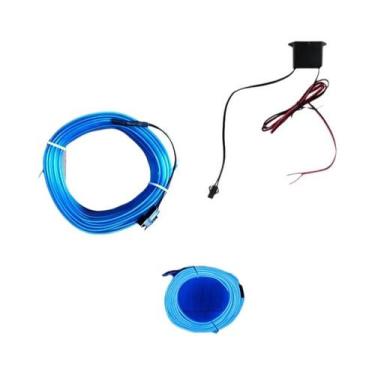 Imagem de 5m Flexível Tira Led Interior Do Carro Atmosfera Iluminação Usb Diy De