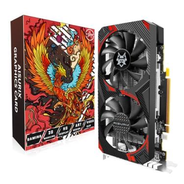 Imagem de AISURIX Placa de vídeo RX 580 8 GB GDDR5 2048 SP PCIe 3.0 Refrigeração de ventilador duplo DirectX 12 saídas HDMI/DP/DVI de 256 bits para jogos de PC e streaming