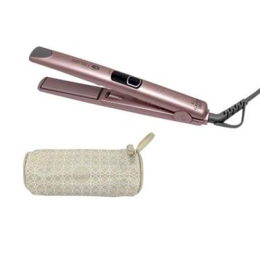 Imagem de Prancha Chapinha de Cabelo GAMA Italy Sensi 4D IHT Rose Bivolt, Bivolt