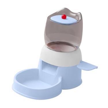 Imagem de IEUDNS Alimentador automático para animais de estimação, dispensador de água para comida de gato, alimentador de 2 litros para cães e gatos, dispensador, Azul