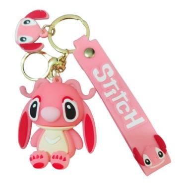 Imagem de Chaveiro Fofinho Stitch Emborrachado Realista 3D Grande 17 - Dream Toy