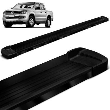 Imagem de Estribo Amarok 2010 a 2023 Aluminio Preto Elegance Bepo