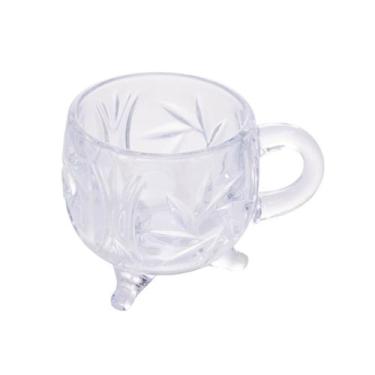 Imagem de Xícara Café Chá Cristal com Pé Prima 135ml Transparente Lyor