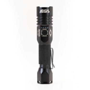 Imagem de Lanterna Tática Aegis TM-18F, LED XHP 50.3, 1800 Lumens, 18h Autonomia, USB-C, IP67, Preta