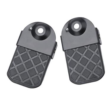 Imagem de Vaveren Suporte para apoio de pés para pedais traseiros de bicicleta, peças de reposição, pedais de assento traseiro antiderrapantes, acessórios de ciclismo, Eixo Do Motor Dobrável