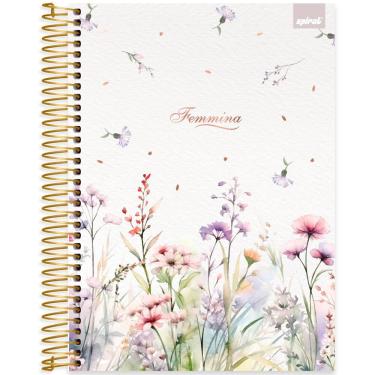 Imagem de Caderno Universitário Capa Dura 20 x 1 320 Folhas Femmina 2519556 Spiral Fem