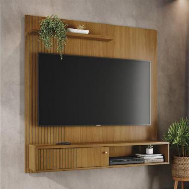 Imagem de Painel TV 65 Pol 161cm Bancada Suspensa para Sala Dorema M20 - D'Rossi