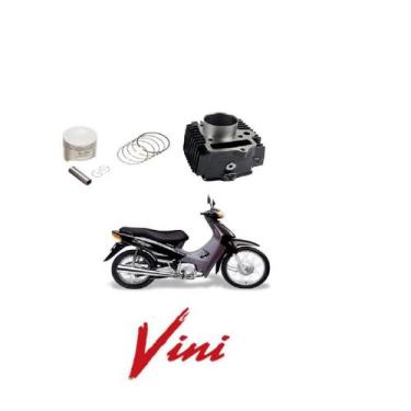 Imagem de Kit de Cilindro Motor Biz 100/Pop 100 S/ junta de motor Vini