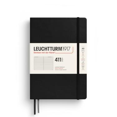 Imagem de LEUCHTTURM1917 Caderno 372932 411 médio (A5), capa dura, 411 páginas numeradas, preto, forrado, mais ideias, mais memórias, mais páginas